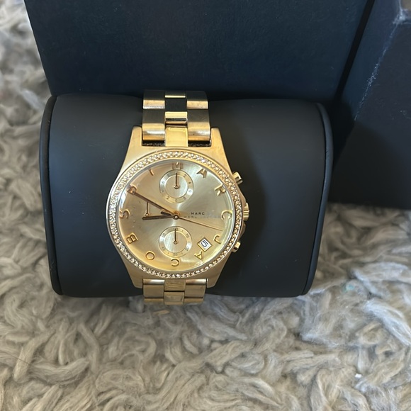 Marc by Marc Jacobs gold tone chronograph watch. - Picture 2 of 5